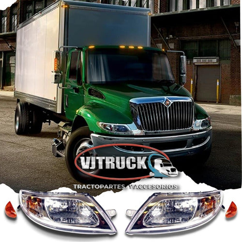 Par De Faros Para International Durastar 4300/4400 Vjtruck