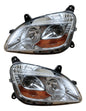 Par De Faros Peterbilt 579 / 587 Cromo Ambos Lados