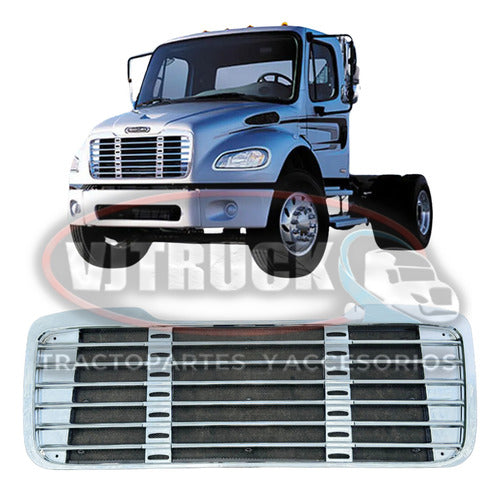 Parrilla De Cofre Freightliner M2/ B2 Cromada - Cromado