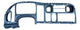 Marco De Tablero M2 Freightliner Gris