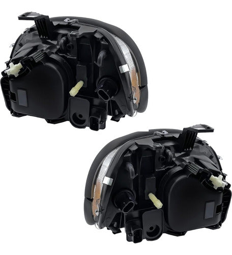 Par De Faros C/tira Led Freightliner Columbia 1996-2017 Ambos Lados
