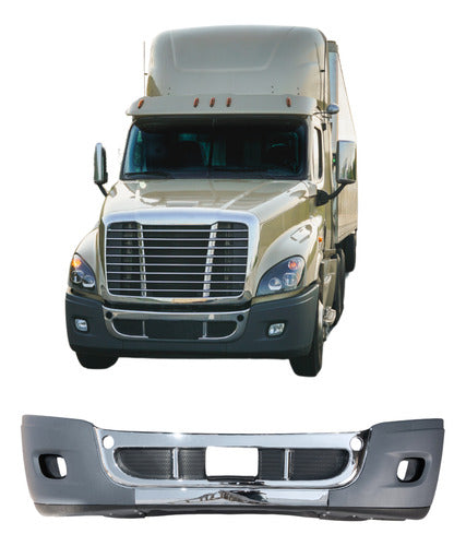 Defensa Cascadia Freightliner Plastica C/faro 2008-2017 Gris Oscuro