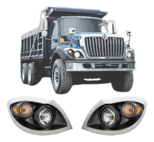Par De Faros Para International Workstar 7400/7600 Vjtruck