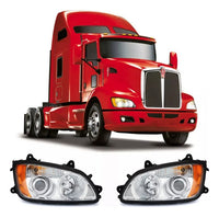 Par De Faros Para Kenworth T660 T370 Ambos Lados