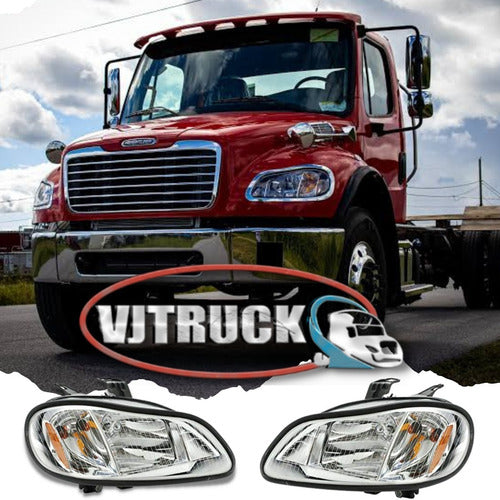 Par De Faros Para Freightliner M2 106/112 O B2 Vjtruck