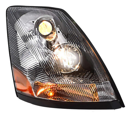 Par De Faros Para Volvo Vnl Tercera Generacion Cromo