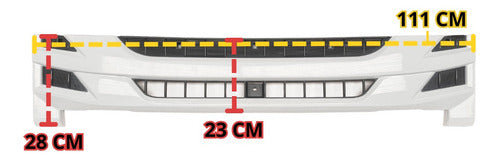Parrilla Isuzu Elf 100/200/300 111cm - Blanco/negro