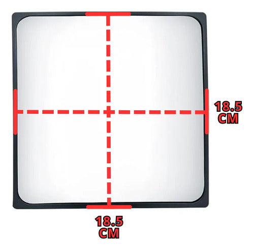Espejo Concavo Para Cofre Prostar International Negro