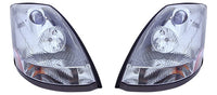 Par De Faros Para Volvo Vnl Tercera Generacion Cromo