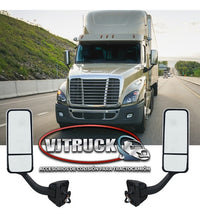 Par De Espejos Cromados Para Freightliner Cascadia  07 A  17