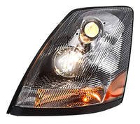 Par De Faros Para Volvo Vnl Tercera Generacion Cromo