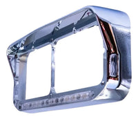 Bisel Faro Kenworth T600/t800/w900 Cromado Con Direccional Cromado