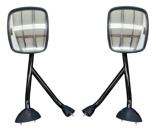 Par Espejos De Cofre International 4300/4400 Durastar Negro