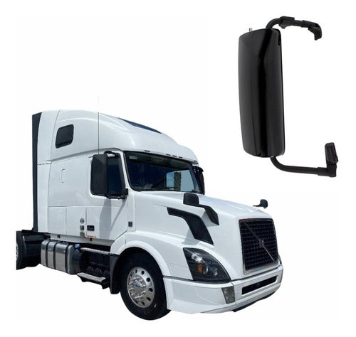 Espejo Lateral Volvo Vnl 3era Y 4ta Gen Negro Derecho