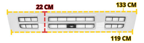 Parrilla Isuzu Elf 300 2006 A 2008 Blanco/negro