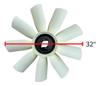 Ventilador 9 Aspas 32x2 Motor Cummins, Detroit, Caterpilar