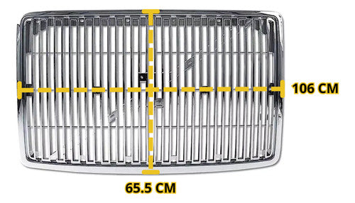 Parrilla Volvo Vnl 98-03 Segunda Generación 2g Cromada Cromado