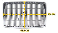 Parrilla Volvo Vnl 98-03 Segunda Generación 2g Cromada Cromado