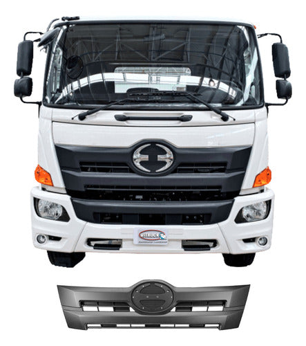 Parrilla Hino 500 1626 1828 Negro Mate