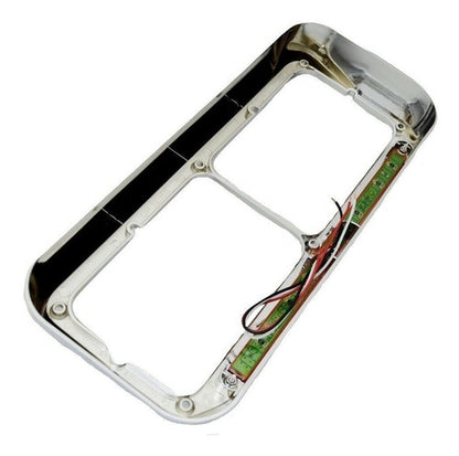 Bisel Faro Kenworth T600/t800/w900 Cromado Con Direccional Cromado