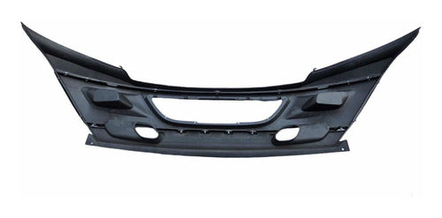 Defensa Central Plastica C/centro Cromodo Para Prostar 08-17 Negro