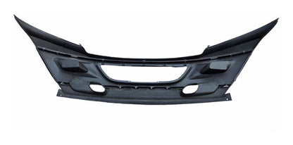 Defensa Central Plastica C/centro Cromodo Para Prostar 08-17 Negro