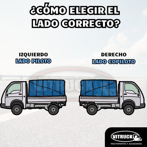 Puerta Isuzu Elf 100-600 Con Orificio Para Espejo Gris Delantera Izquierda/piloto