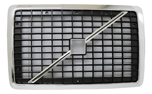 Parrilla  Volvo Vnl 04-14 Con Bisel De Emblema Cromada Cromado