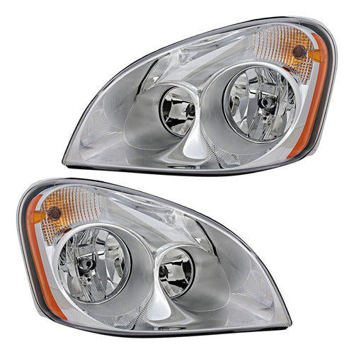 Par De Faros Freightliner Cascadia Ambos Lados