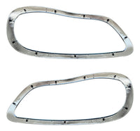 Par De Biseles De Faro Cromados Freightliner M2 106/112 Cromo Ambos Lados