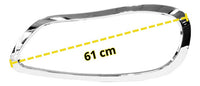 Par De Biseles De Faro Cromados Freightliner M2 106/112 Cromo Ambos Lados