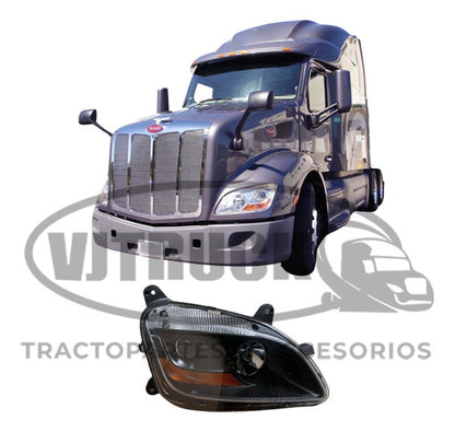 Faro Delantero Peterbilt 579 / 587 Negro