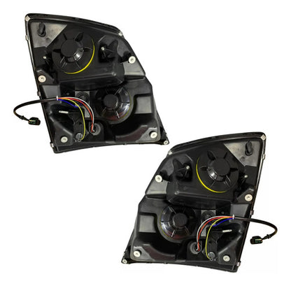 Par De Faros Para Volvo Vnl 3ra Generación Negros Vjtruck