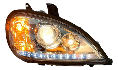 Faro C/tira Led Freightliner Columbia 1996-2017 Derecho/pasajero