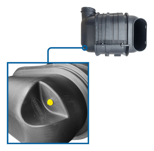 Portafiltro De Aire T660 Kenworth Plástico Vjtruck