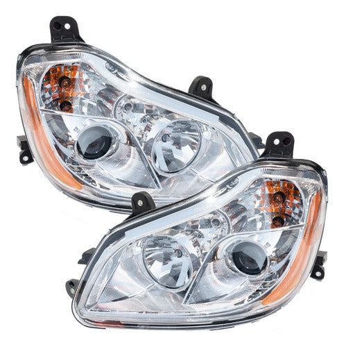 Par De Faros Kenworth T680 Vjtruck Ambos Lados