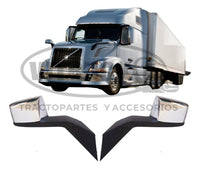 Par Espejos De Cofre Volvo Vnl Cromados Vjtruck