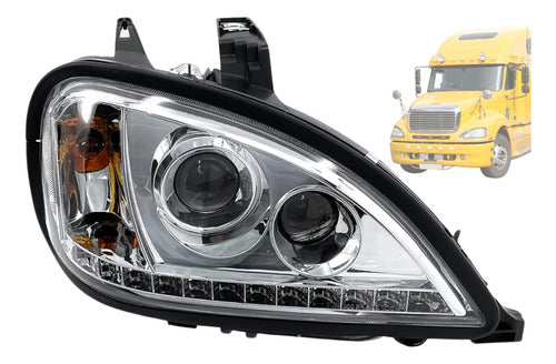 Faro C/tira Led Freightliner Columbia 1996-2017 Derecho/pasajero