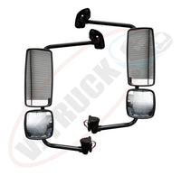 Par De Espejos Freightliner M2 106/112 Negros