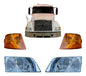 Juego De Faros Y Dirrecionales Volvo Vnl 1998-2002 Sin Focos