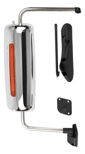 Espejo Cabina Prostar International Cromado  C/cuarto