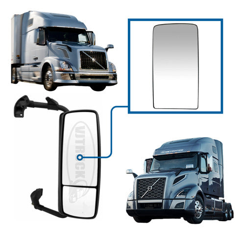 Luna Espejo De Cabina Volvo Vnl 2004-2015+