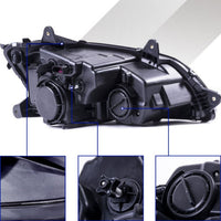 Par De Faros C/tira Led Para Kenworth T660 T370