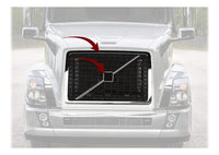 Parrilla  Volvo Vnl 04-14 Con Bisel De Emblema Cromada Cromado