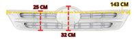Parrilla Hino 500 Corta 143 Cm Plateado