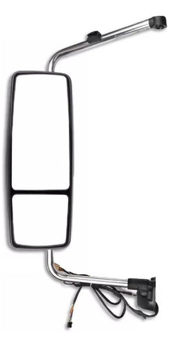 Espejo Cabina Prostar International Cromado  C/cuarto