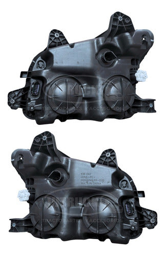 Par De Faros Kenworth T880 2014 - 2023 Negro Izquierdo