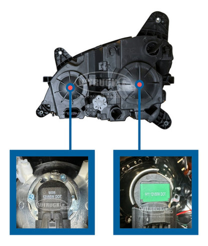 Faro Delantero Peterbilt 579 / 587