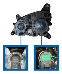 Faro Delantero Peterbilt 579 / 587 Negro