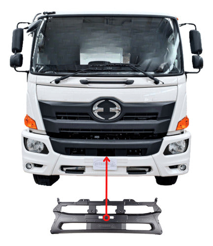 Defensa Central Plastica Hino 500 1626/1828/2628 - Negro